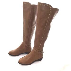 Rialto Riding Boot Women's Ferrell R7741 Cognac Round Toe Over the Knee size 5 M